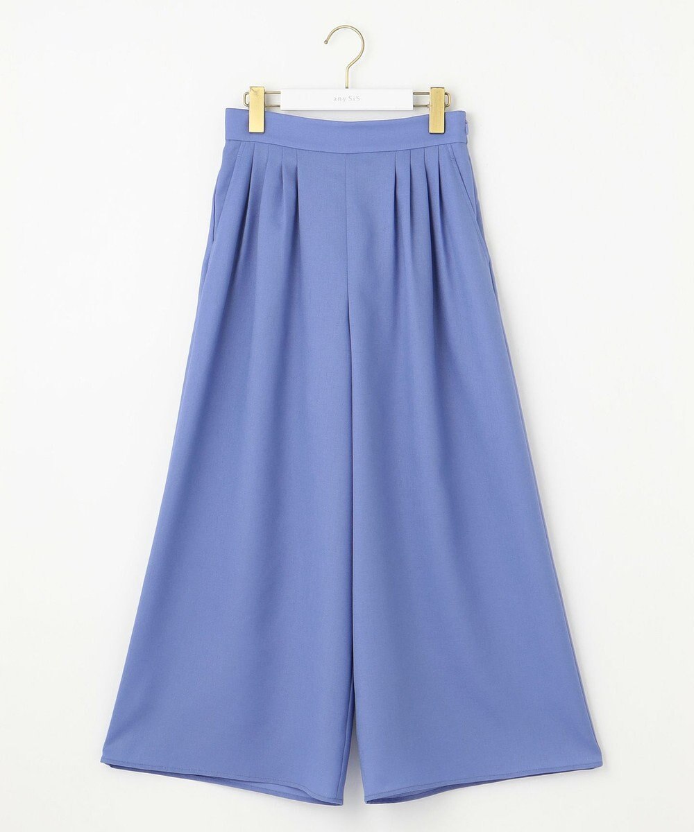 ANY SIS L 【接触冷感・UVカット・速乾】スムージーポリエステルタックフレア パンツ 