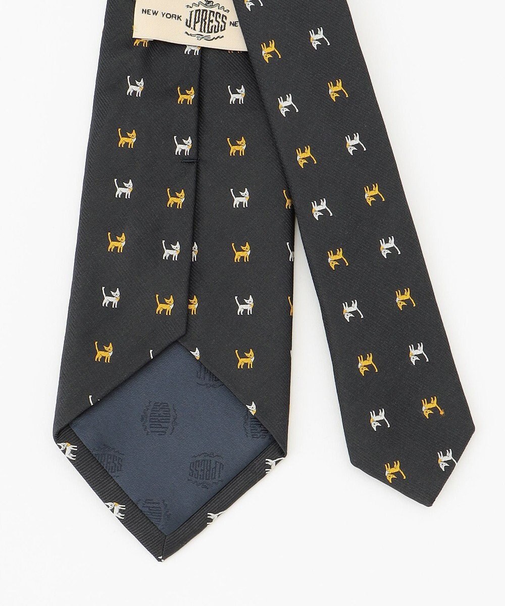 J.PRESS MEN 【STEPHEN WALTERS】キャットモチーフ ネクタイ 