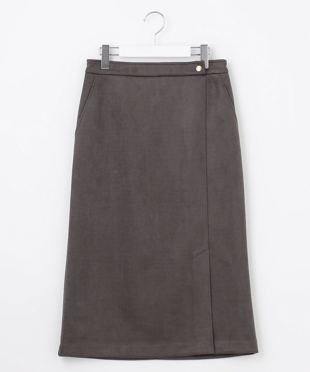 J.PRESS LADIES 【洗える】スエードダンボール スカート 