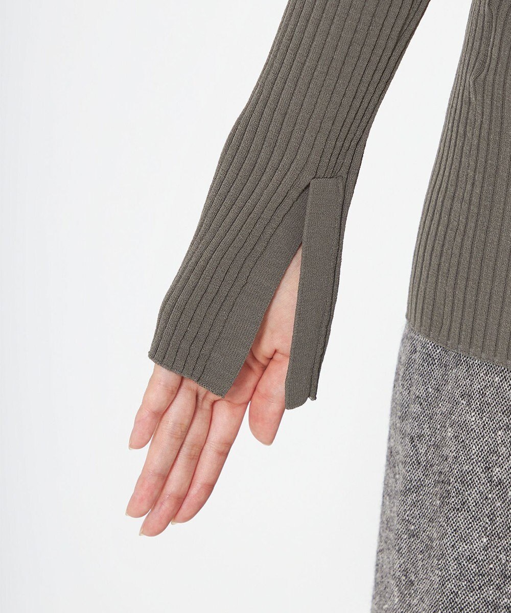 uncrave 【洗える】スムースニット オフショルプルオーバー（uncrave WHITE） 