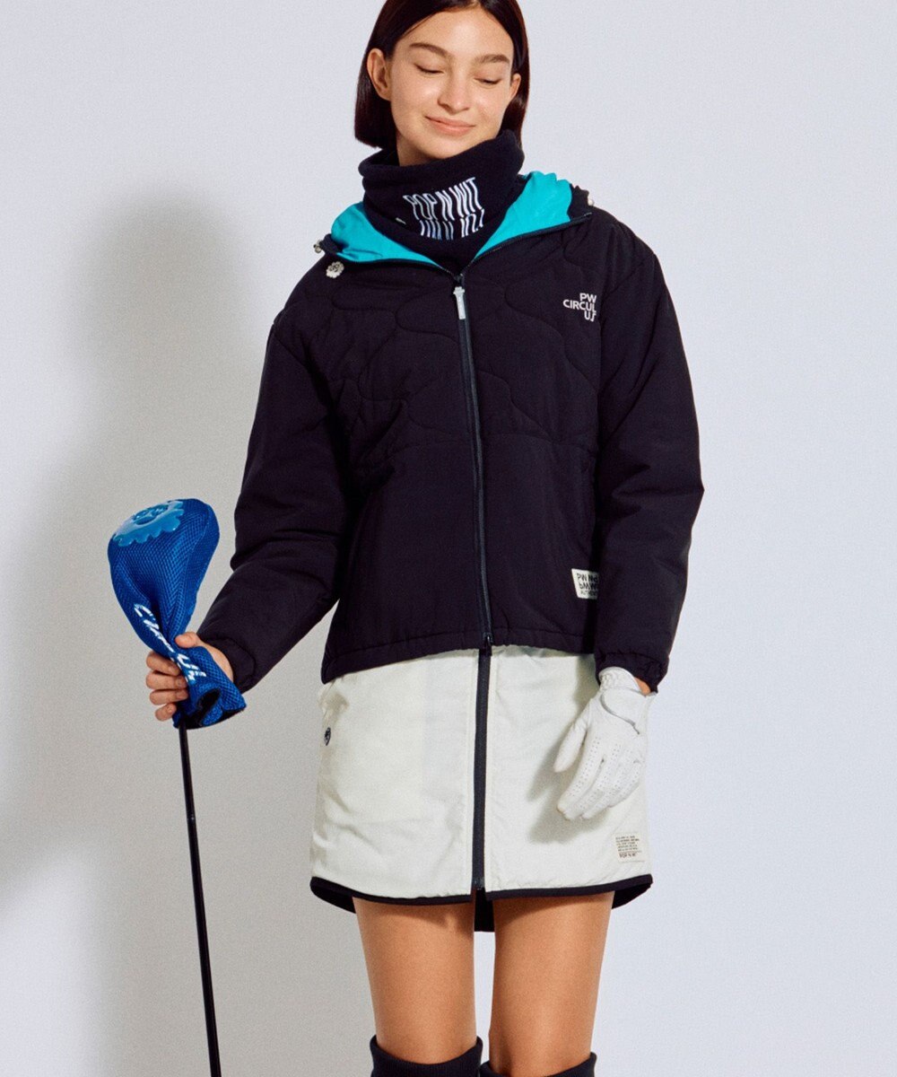 PW CIRCULUS 【WOMEN】キルティング中綿リバーシブルスカート  ゴルフウェア レディース 