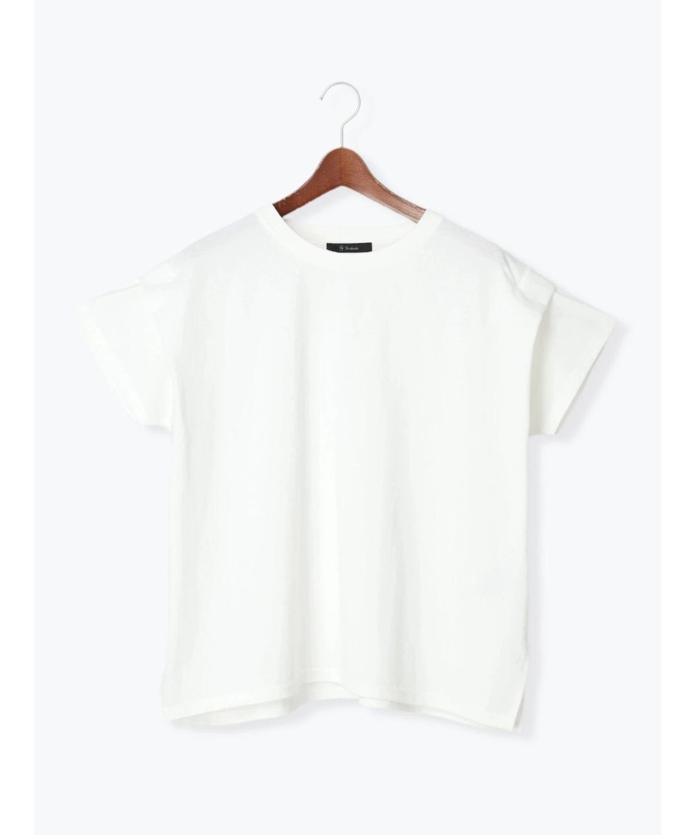 Te chichi 【接触冷感】ショルダータックTシャツ 