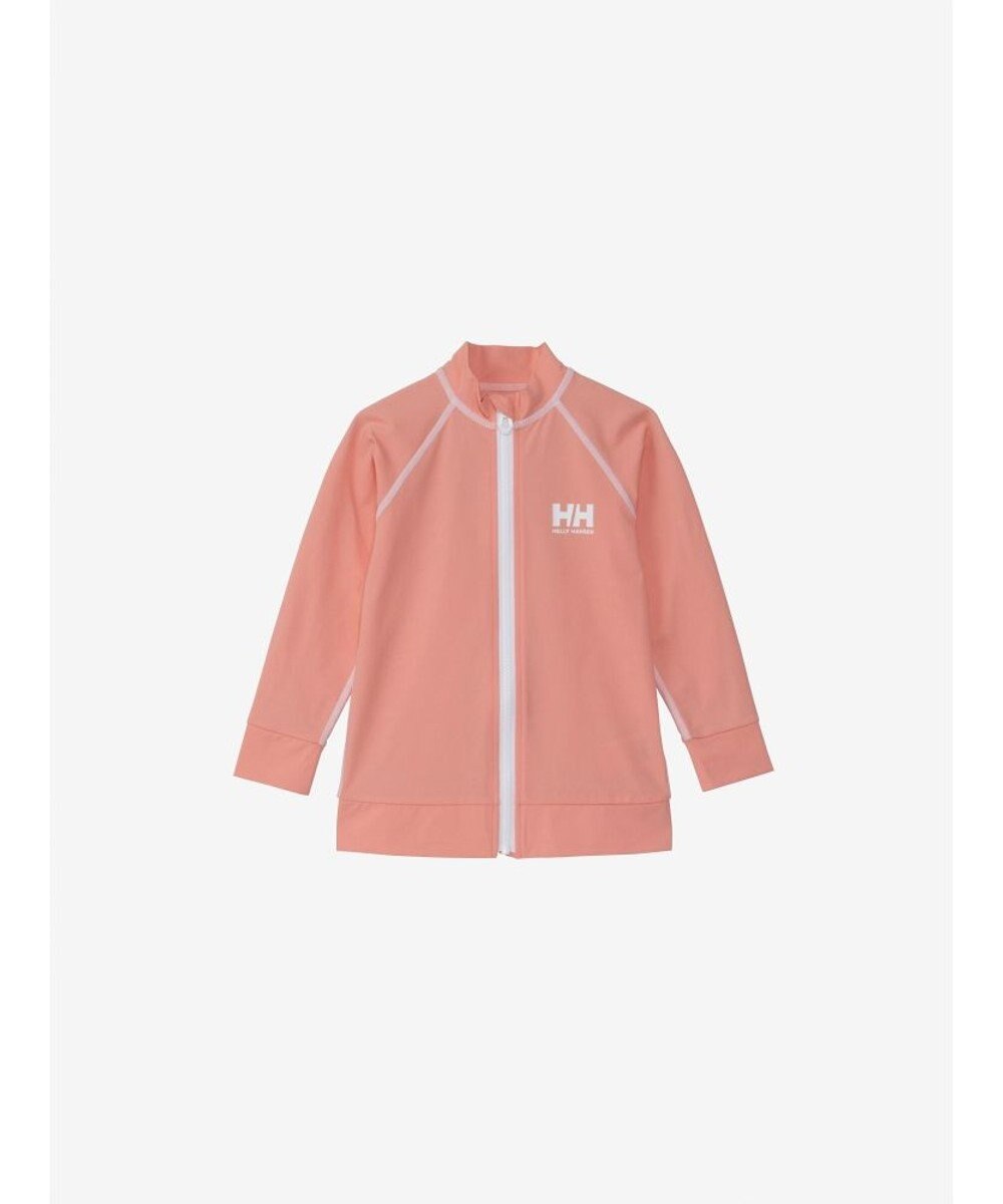 HELLY HANSEN 【キッズ・UVカット・耐海水・耐塩素】ロングスリーブ HHフルジップラッシュガード 