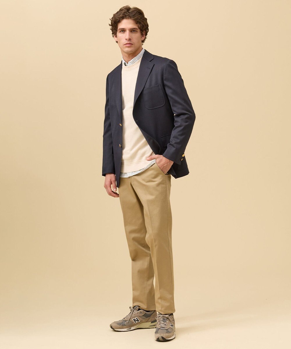 J.PRESS MEN “最初の一着“に選ばれる理由【 1st BLAZER】ウールポリエステル ライトギャバ ブレザー / 3B / New Authentic-Fit 