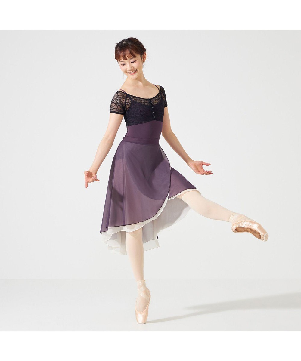 Chacott 【AKANE TAKADA】レイヤードレオタード 