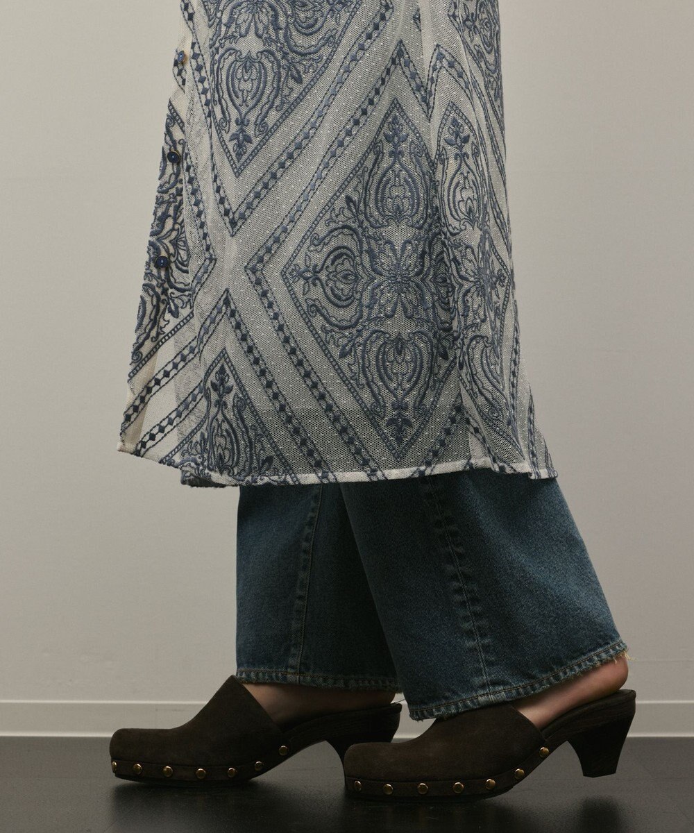 GRACE CONTINENTAL 刺繍ジレワンピース 