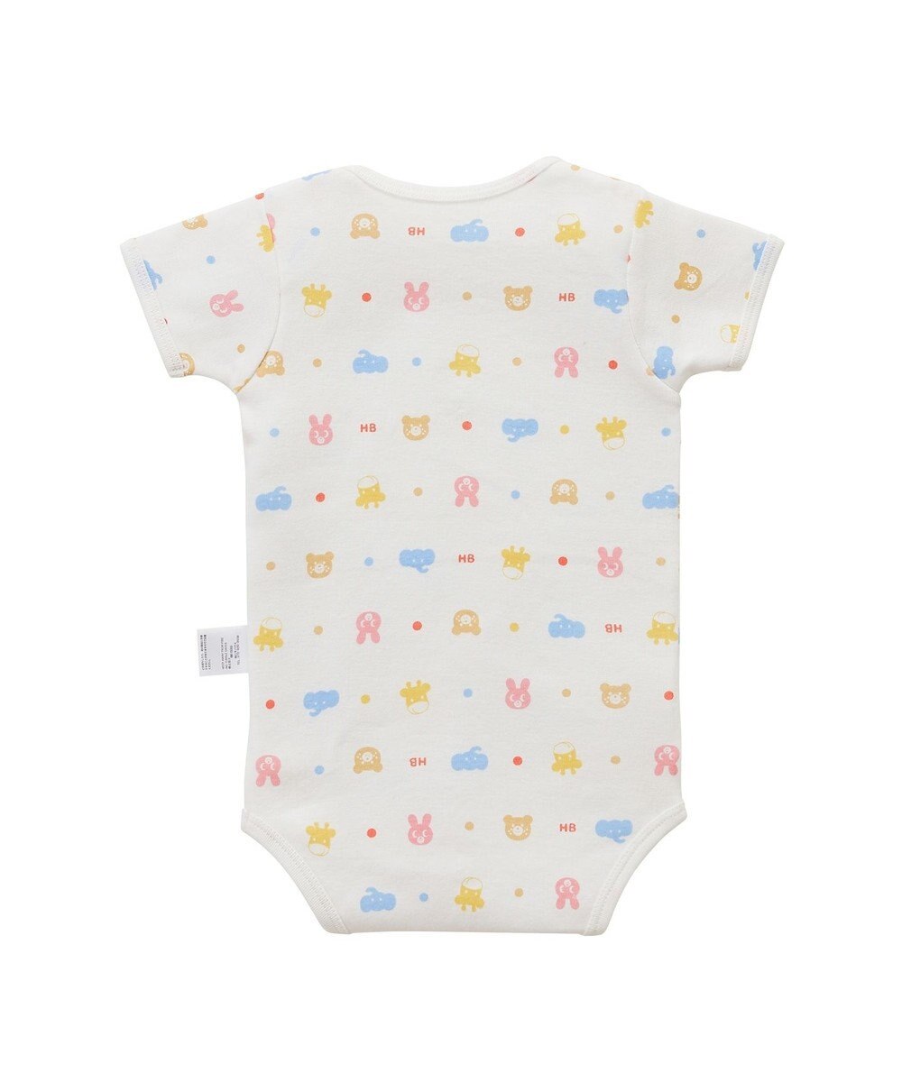 MIKI HOUSE HOT BISCUITS 【70-80cm】 半袖ボディシャツ(かぶり仕様) 