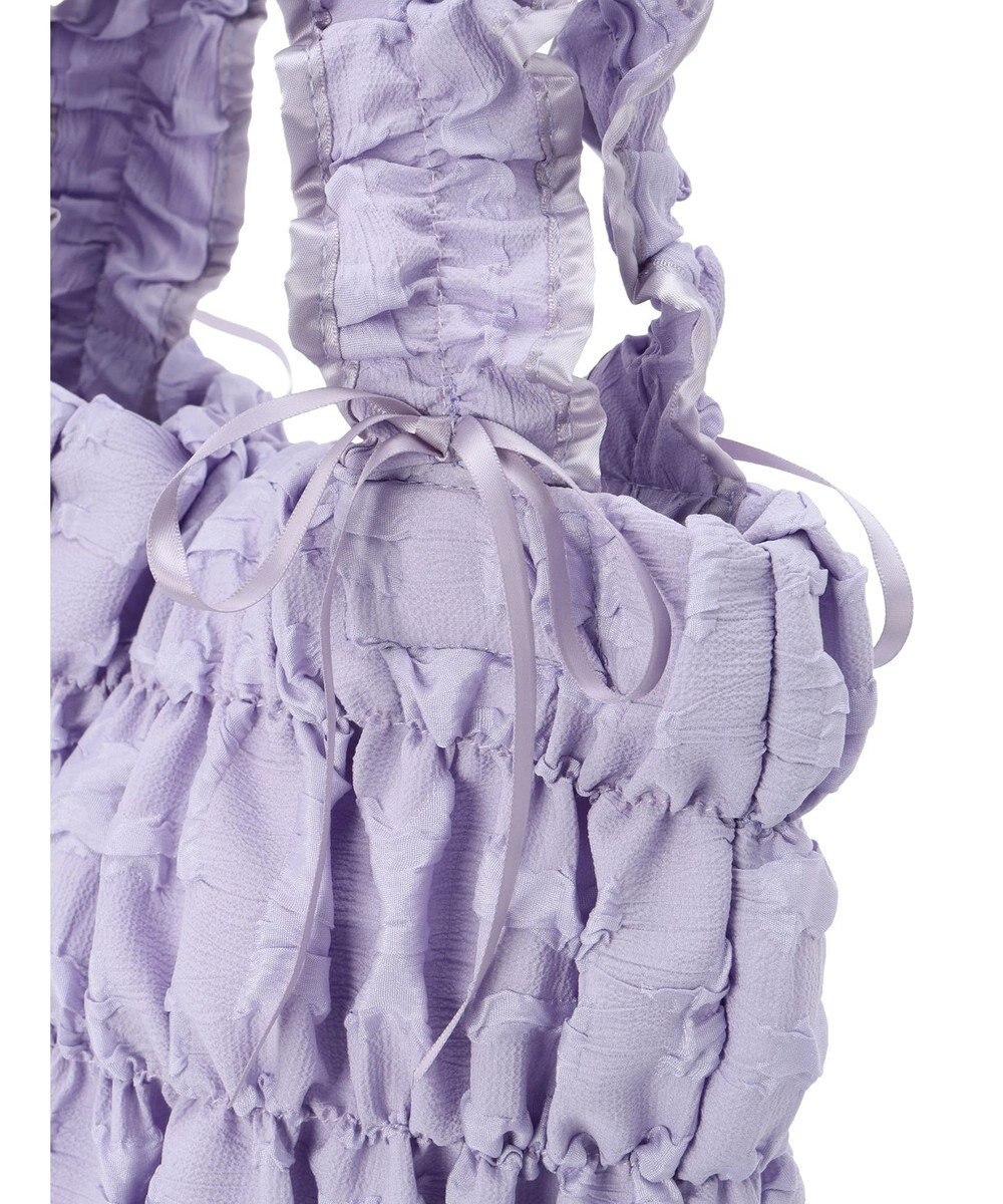 Green Parks ・ＱＵＯＮギャザーキルティングリボントートバッグ 