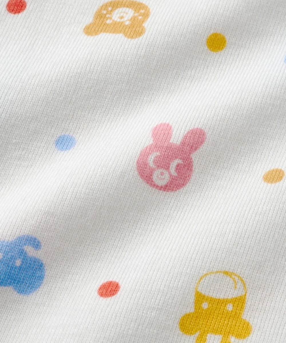 MIKI HOUSE HOT BISCUITS 【70-80cm】 半袖ボディシャツ(かぶり仕様) 