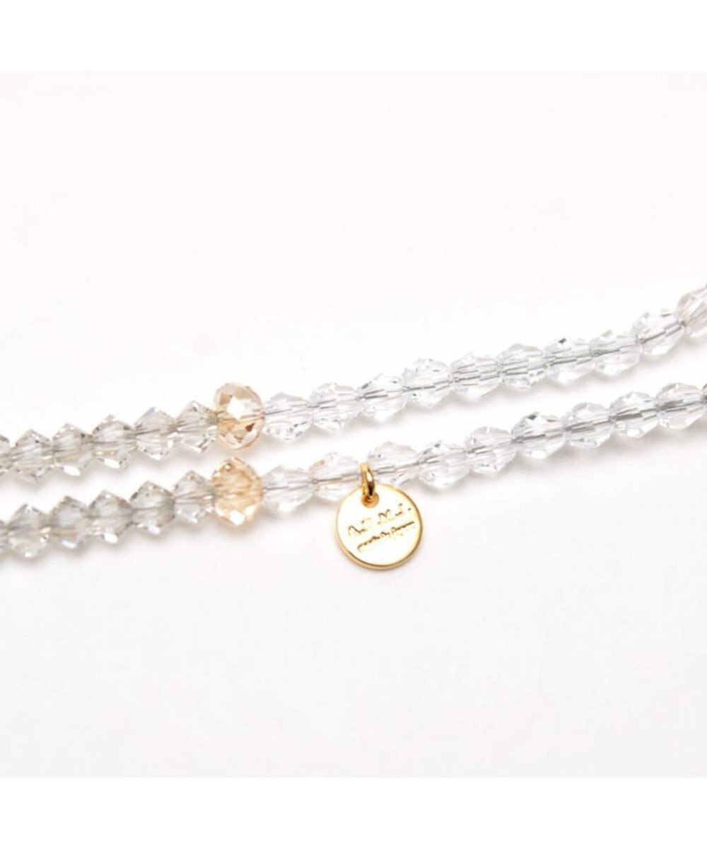 A.D.M.J. 【ネックレスとしても】スワロフスキー(R)・クリスタル/グラスコード 