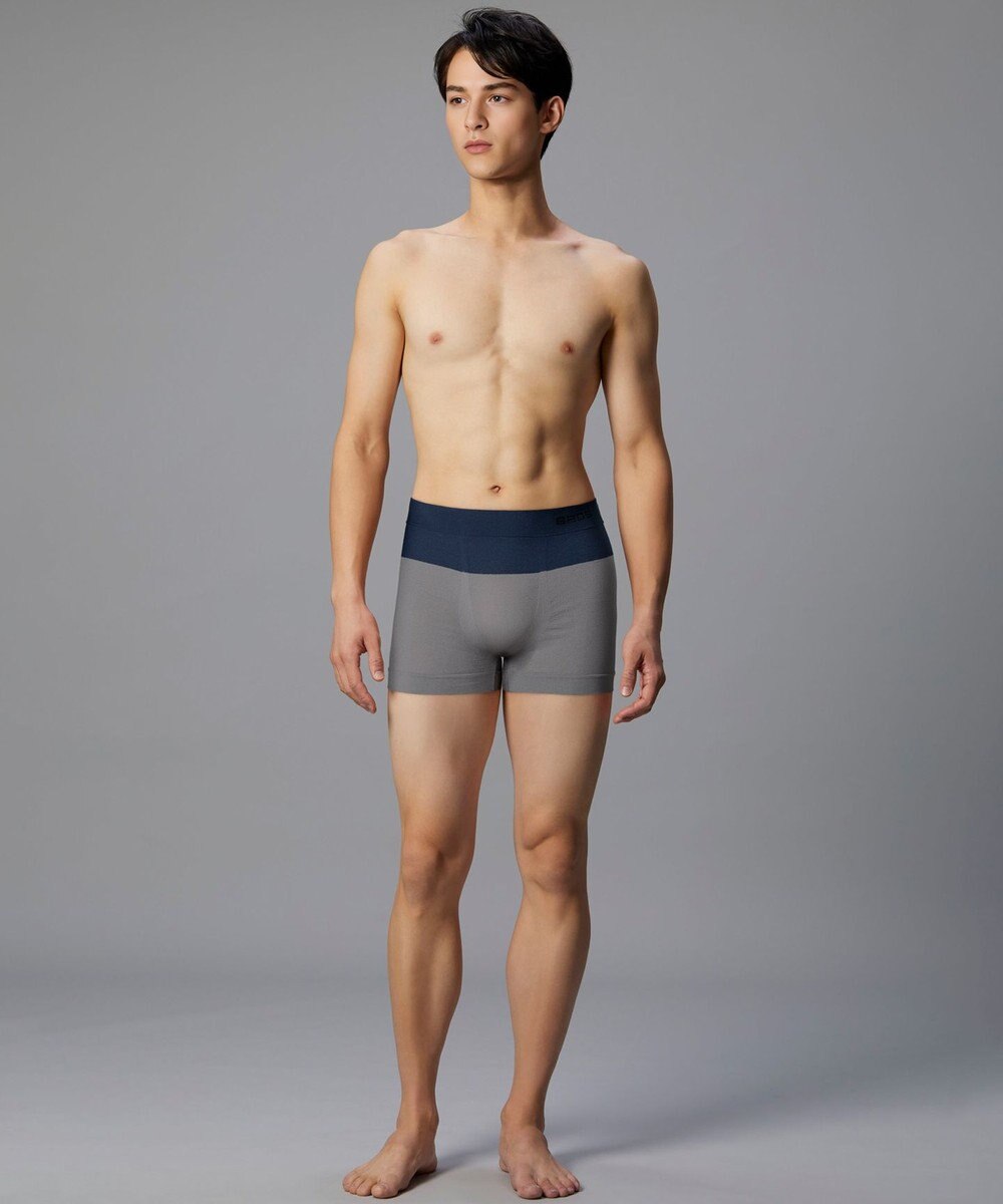 WACOAL MEN ボクサーパンツ【PANTS HOLIC X】ワンサイズ(S-LL) フロント快適Xマチ 立体成型 適度なフィット感 前閉じ 下着 GT3480 /ブロス バイ ワコールメン 