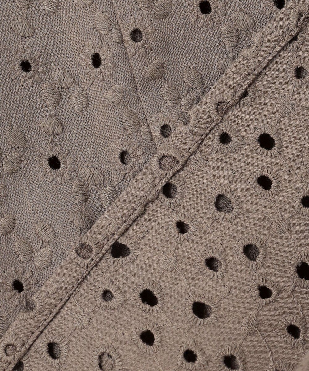 組曲 【新色追加】エンブロイダリーレースフリル ブラウス 