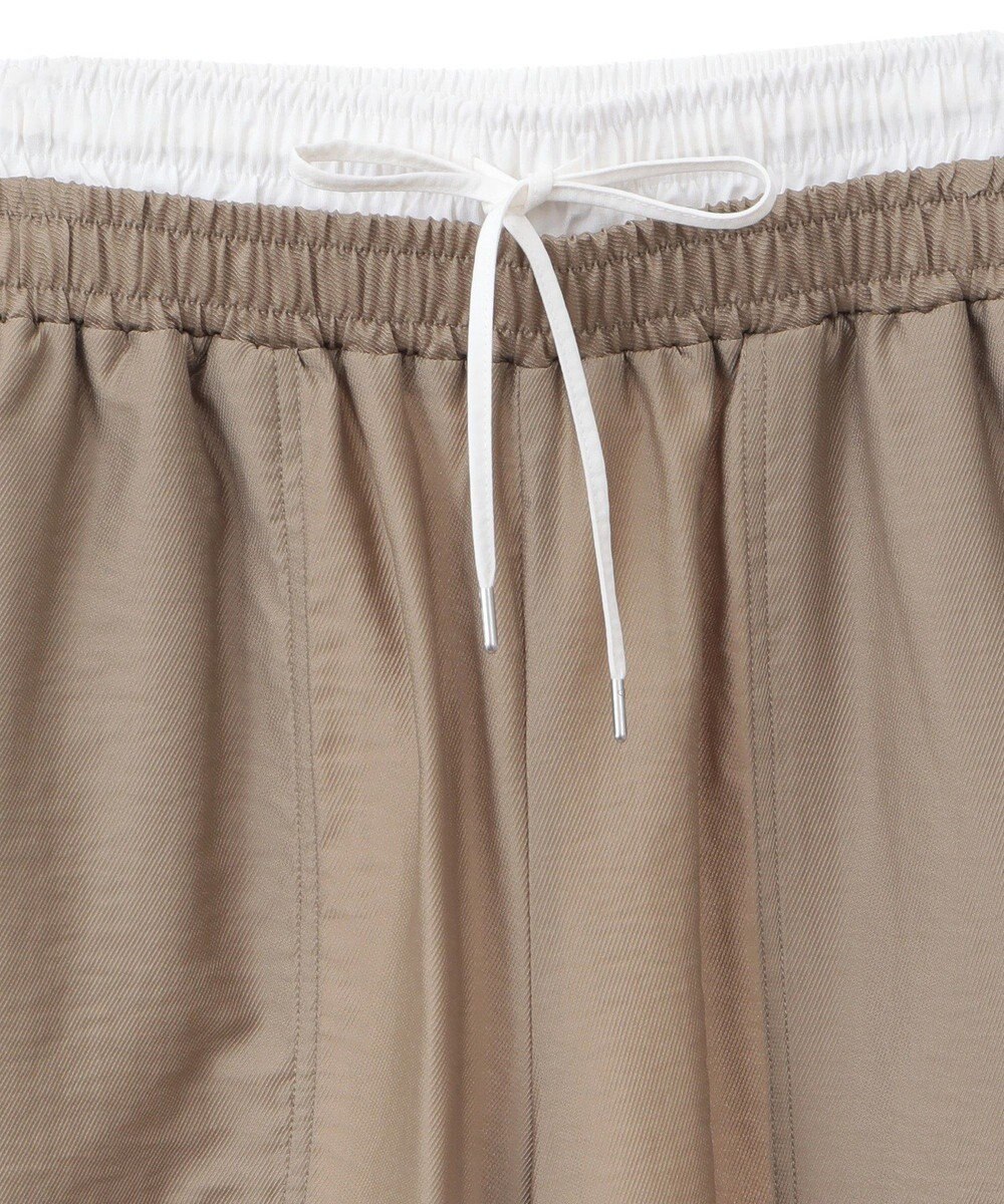 Green Parks 接触冷感ウエストレイヤードツイルパンツ 