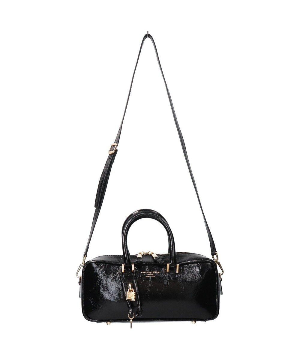 INTER-CHAUSSURES 【CHRISTIAN VILLA】レザーハンドルハンドバッグ 