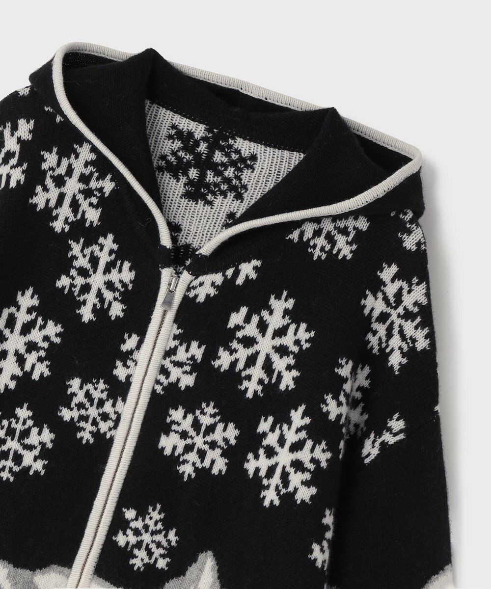 GRACE CONTINENTAL スノージャガードニットフーディ 