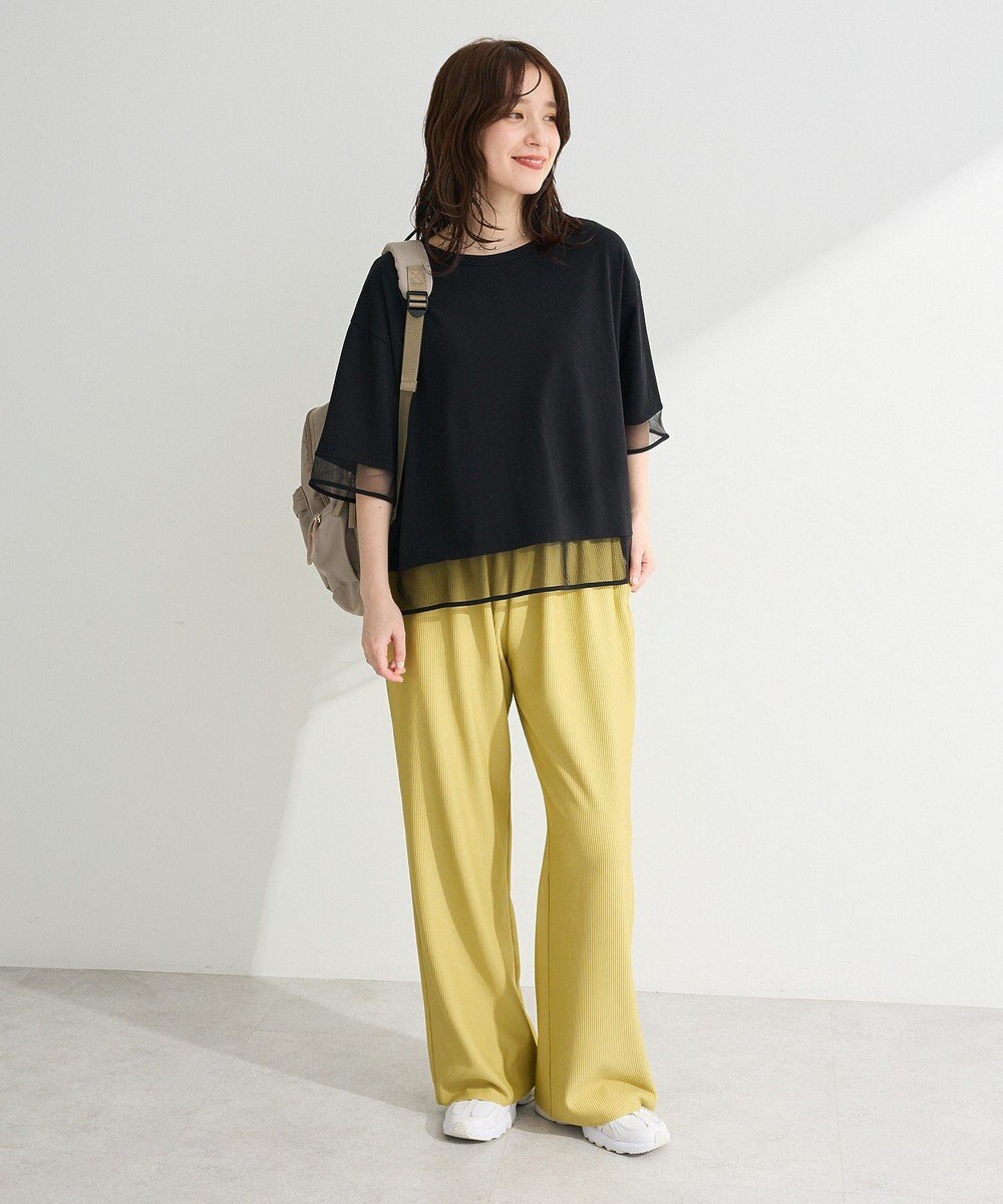 Green Parks 【適ON】遮熱チュールドッキングプルオーバー 