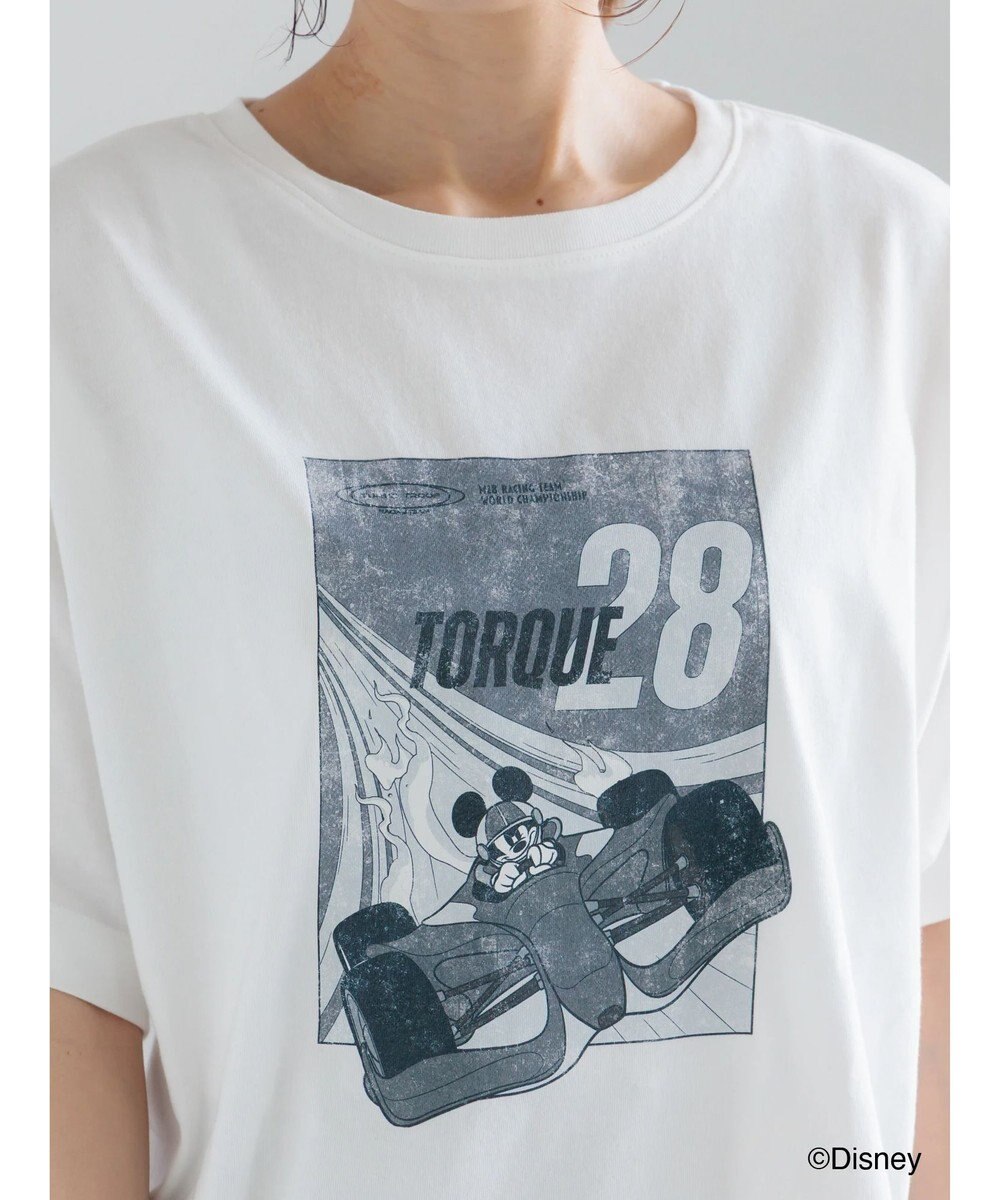 Te chichi 【Disney】MICKEY/フロントプリントTシャツ 