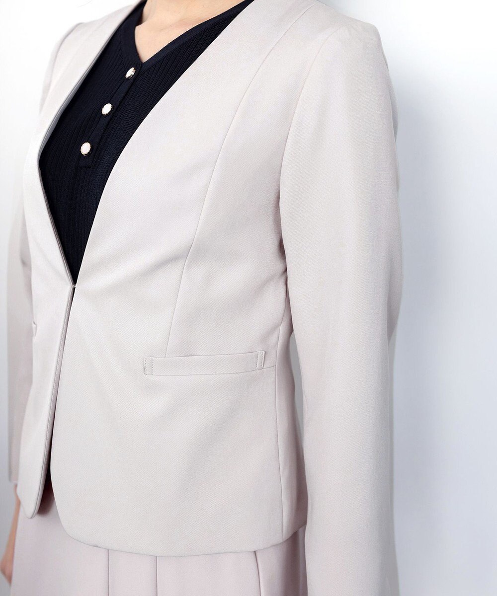 Tiaclasse L 【ダブルクロス】カラーレスジャケット 