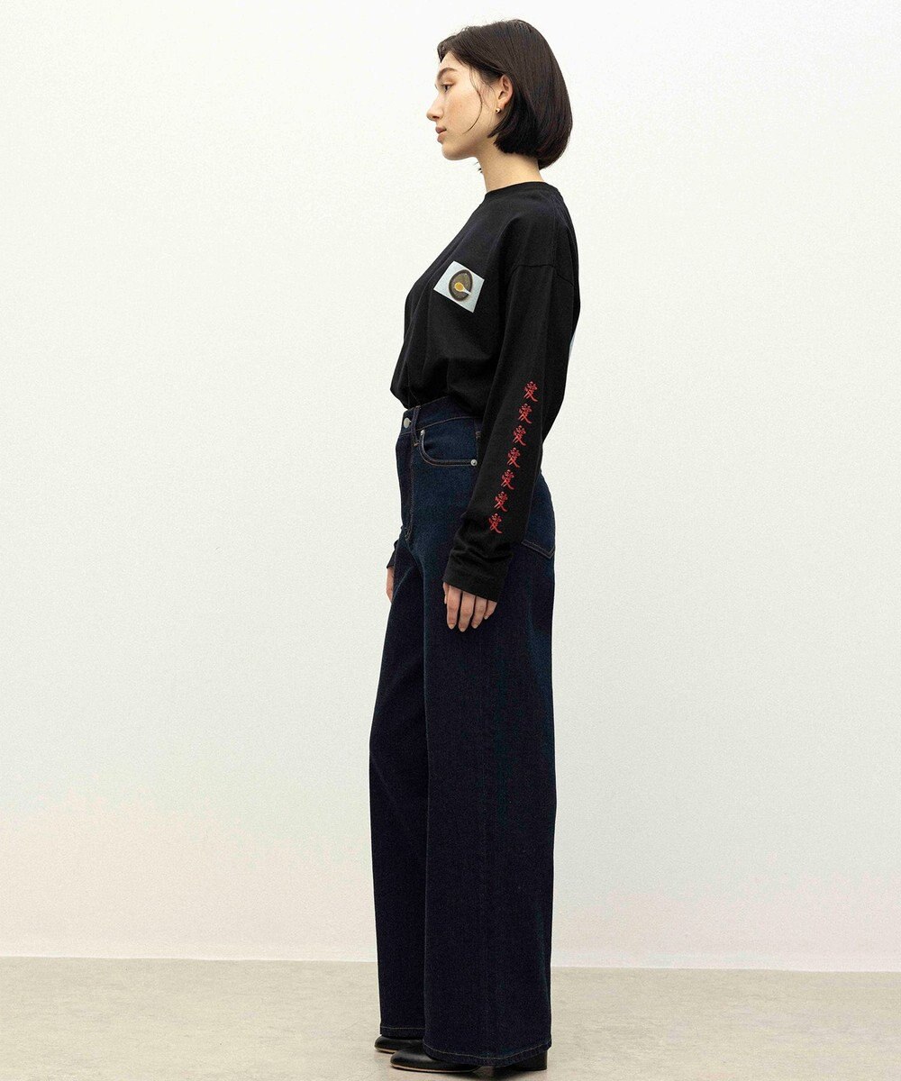 NAVE タブチ×NAVE プリント長袖Tシャツ 