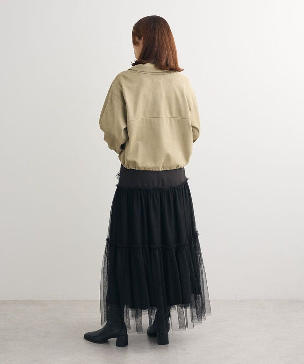 Green Parks スウェード調トラックジャケット 