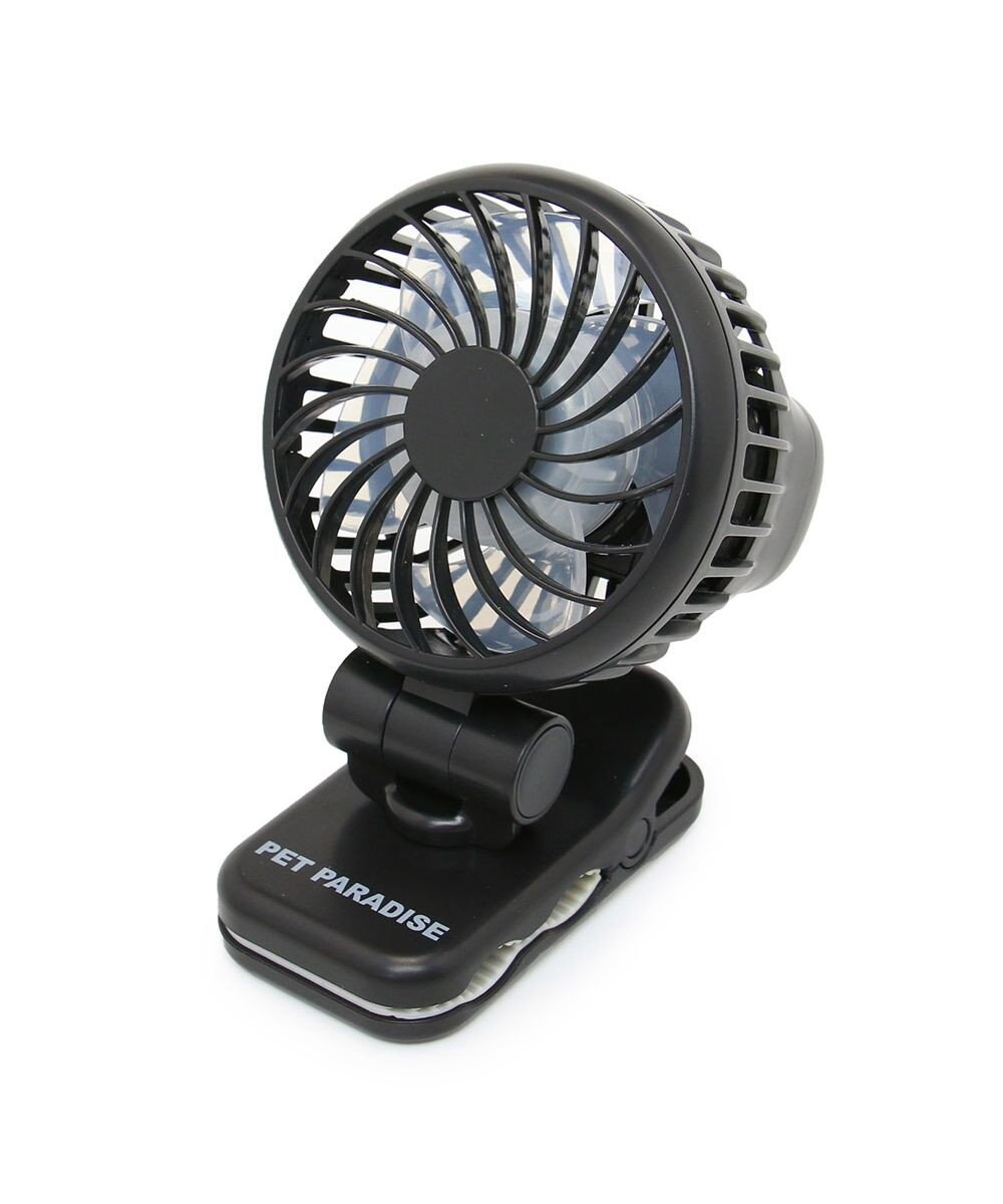 PET PARADISE 〔2024年モデル〕 ミニ クリップファン ブラック 
