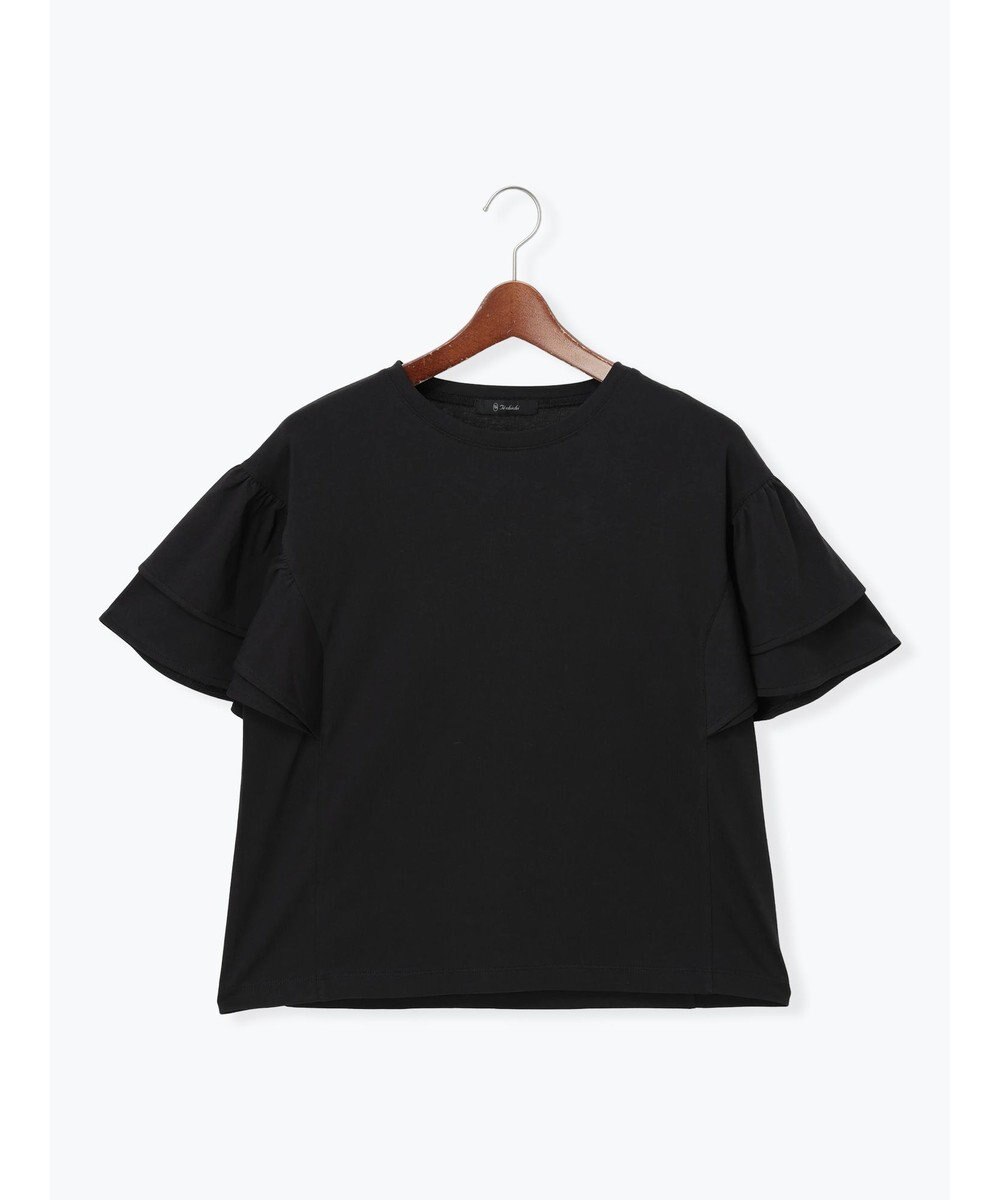 Te chichi 【接触冷感/遮熱/吸水速乾】フリルスリーブビッグTシャツ 