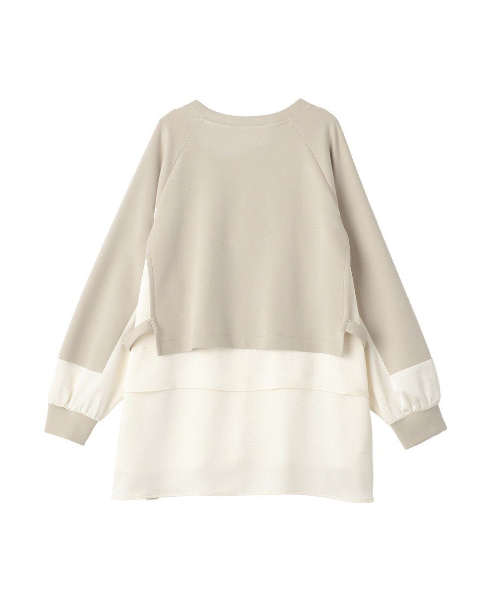 YECCA VECCA シャツレイヤードデザインプルオーバー 