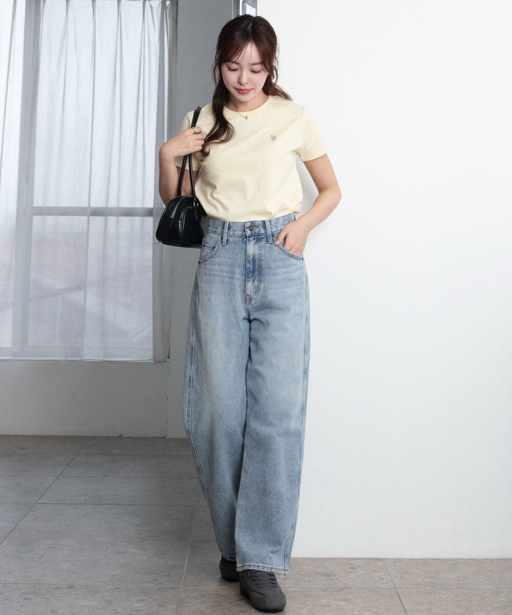 WEGO 【SMLサイズ展開】U.S. POLO ASSN.別注コンパクトTシャツ 