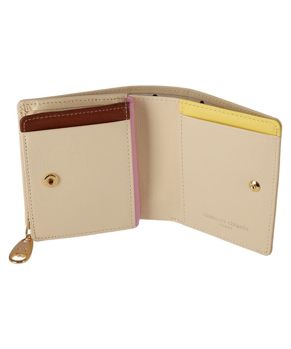 tsumori chisato CARRY ラブワッペン 2つ折り財布 ミニ財布 