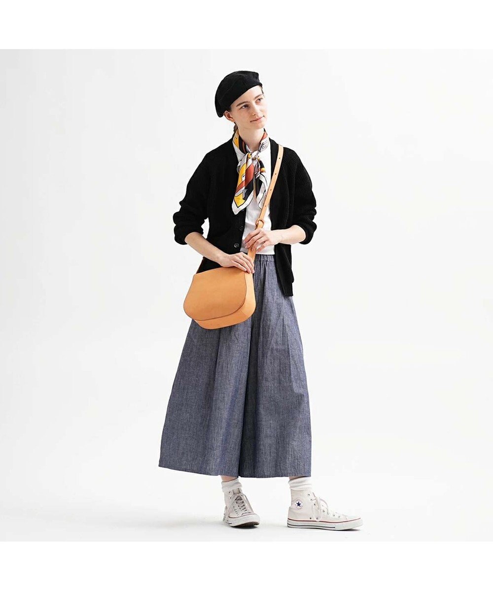 genten クオイオ　かぶせ付きショルダーバッグ 