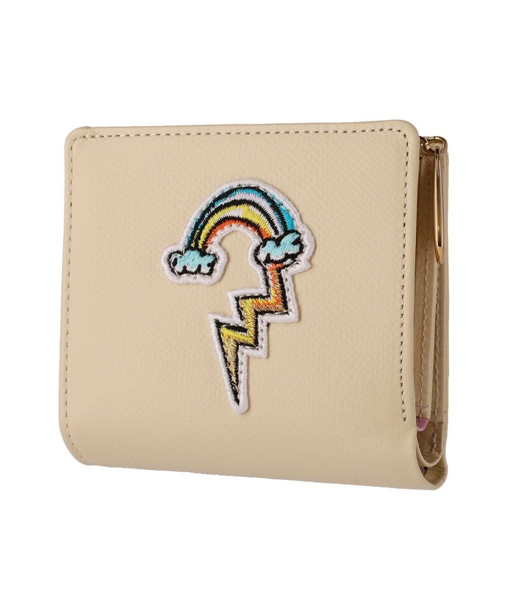 tsumori chisato CARRY ラブワッペン 2つ折り財布 ミニ財布 