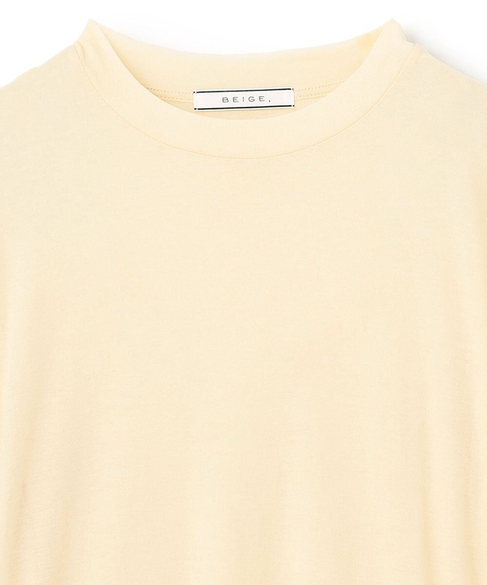BEIGE， 【洗える】SORE / シアーコットンクルーネックカットソー 