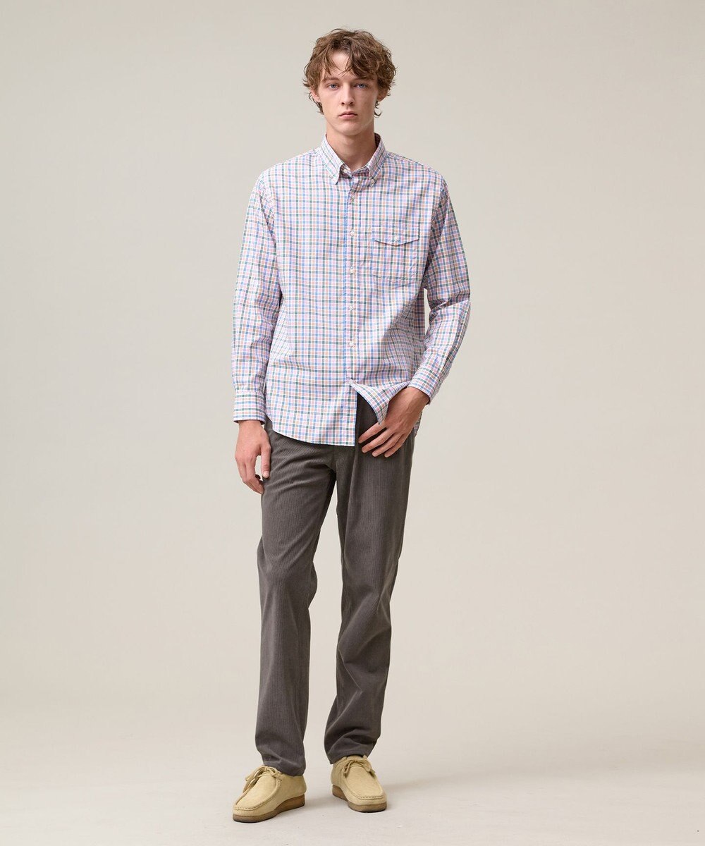 J.PRESS MEN 【SOMELOS / ソメロス】コットンオックス マルチチェックシャツ / B.D. 