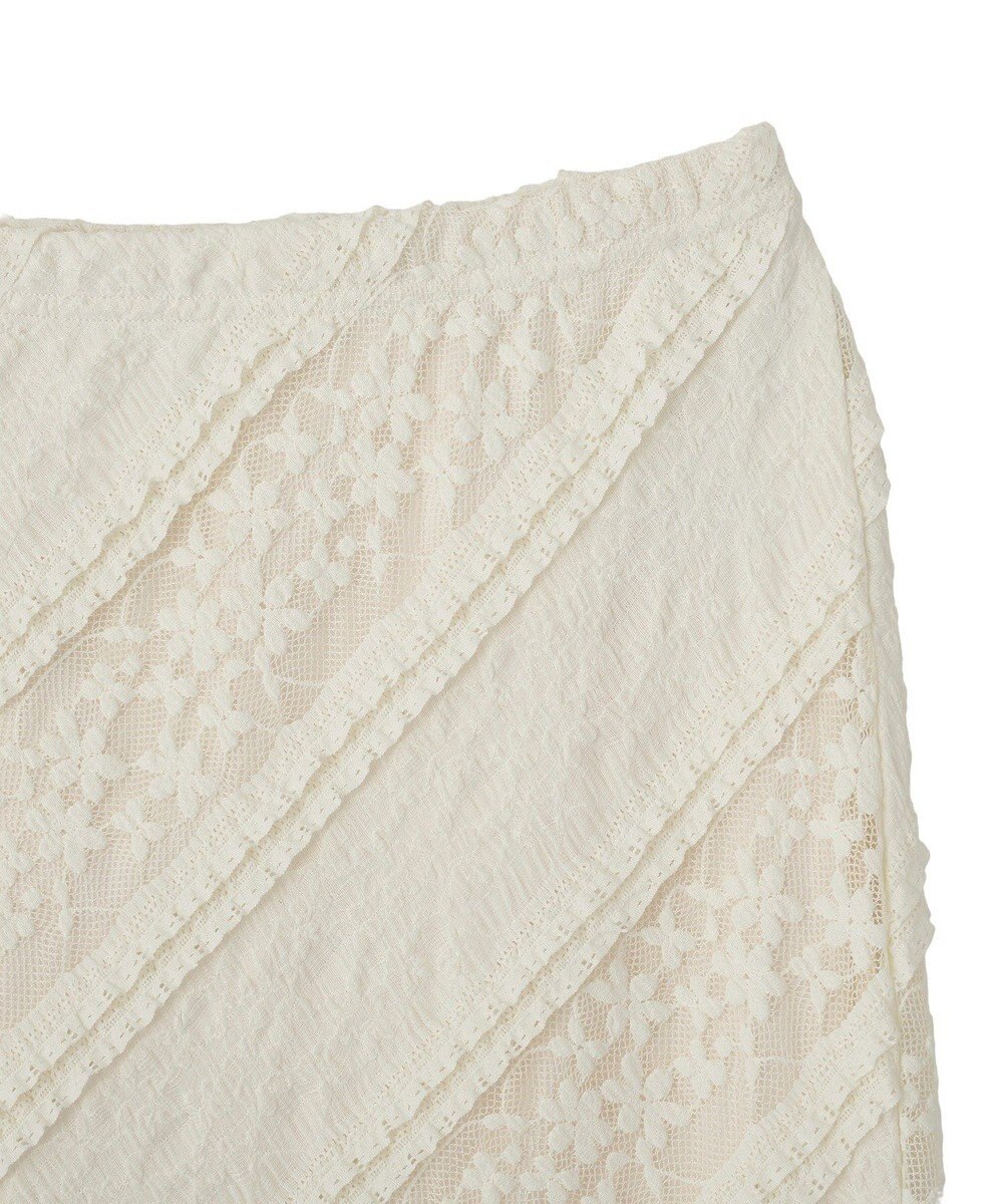 earth music&ecology 総レースナロースカート 