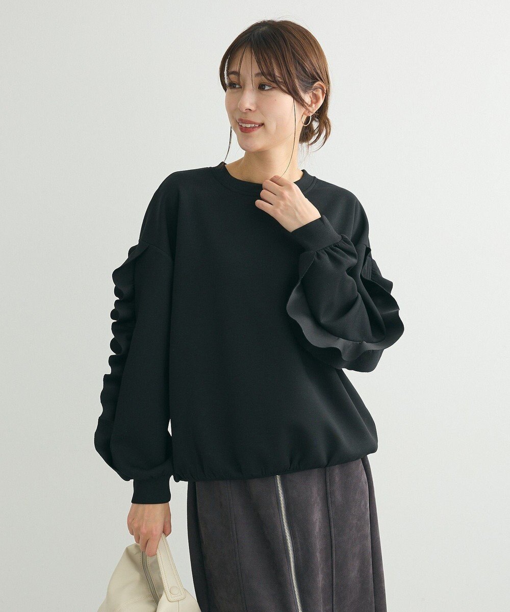 Green Parks ・ｓｗｉｎｇ　ｂｙ　フリルスリーブプルオーバー 