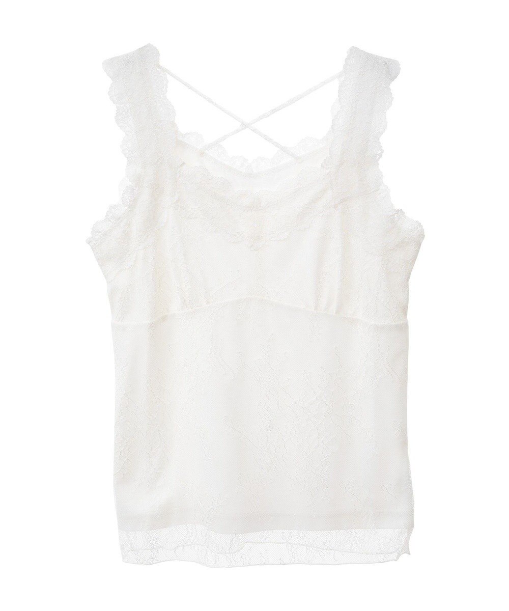 earth music&ecology 総レースキャミソール 