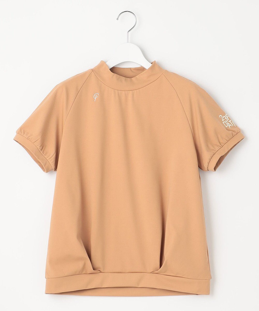 23区GOLF 【23Fondation】半袖 モックネックシャツ 