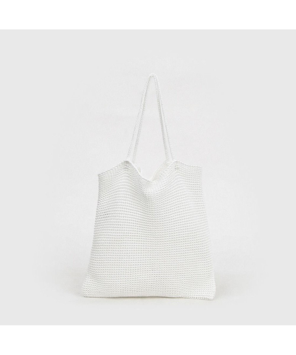 UNBILLION カシュカシュ cachecache / ラメ糸編みトートバッグ 