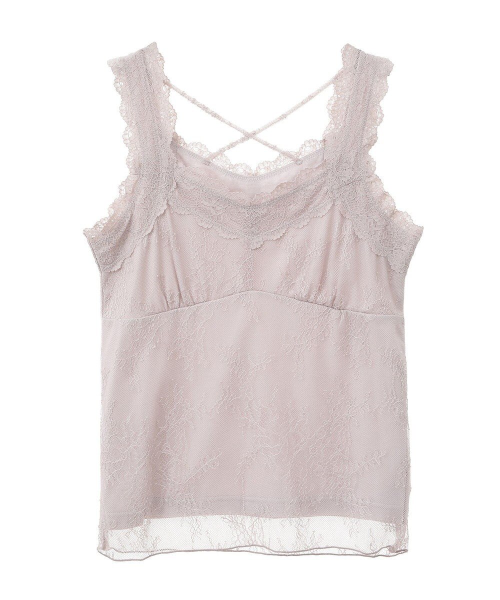 earth music&ecology 総レースキャミソール 