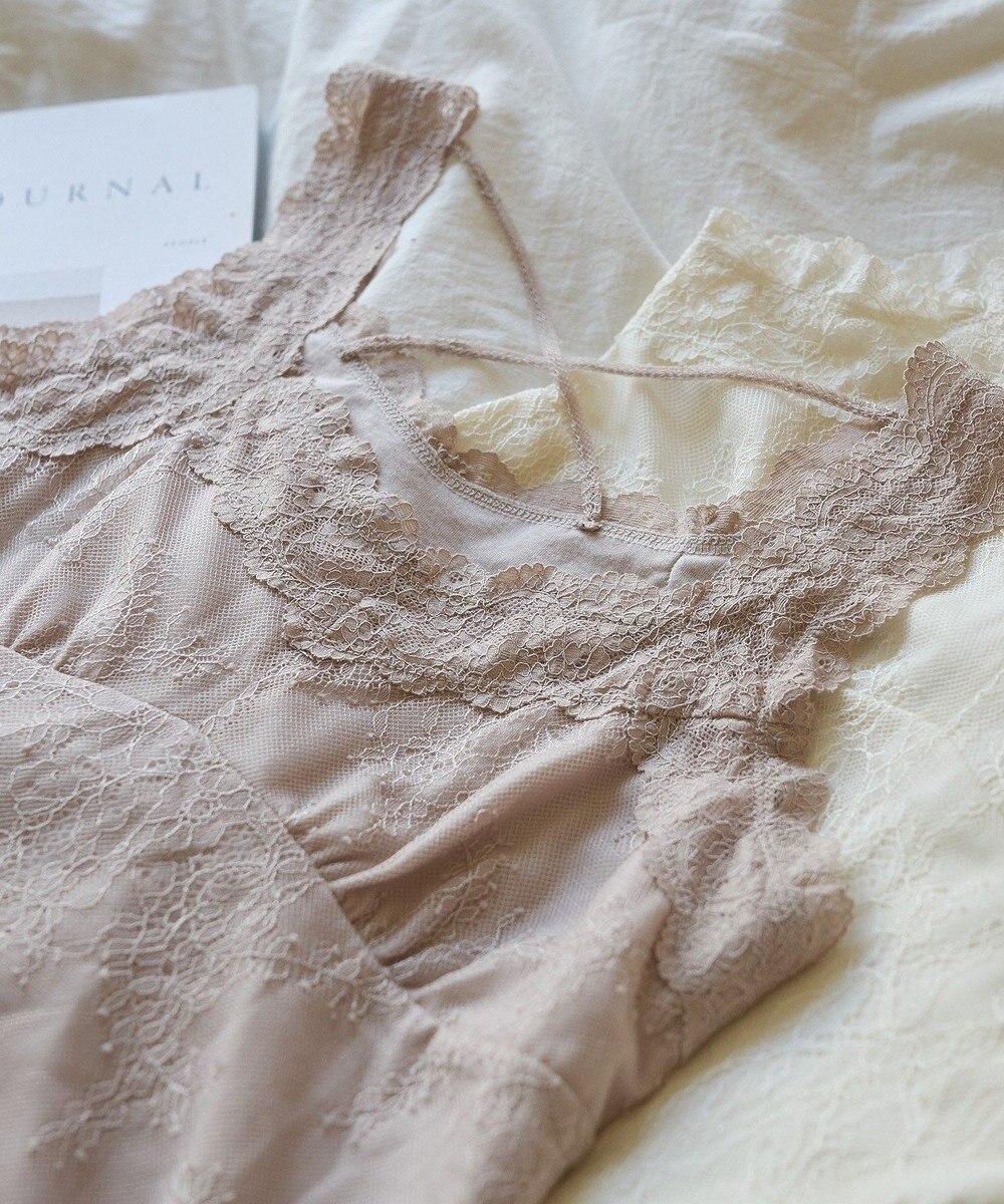 earth music&ecology 総レースキャミソール 