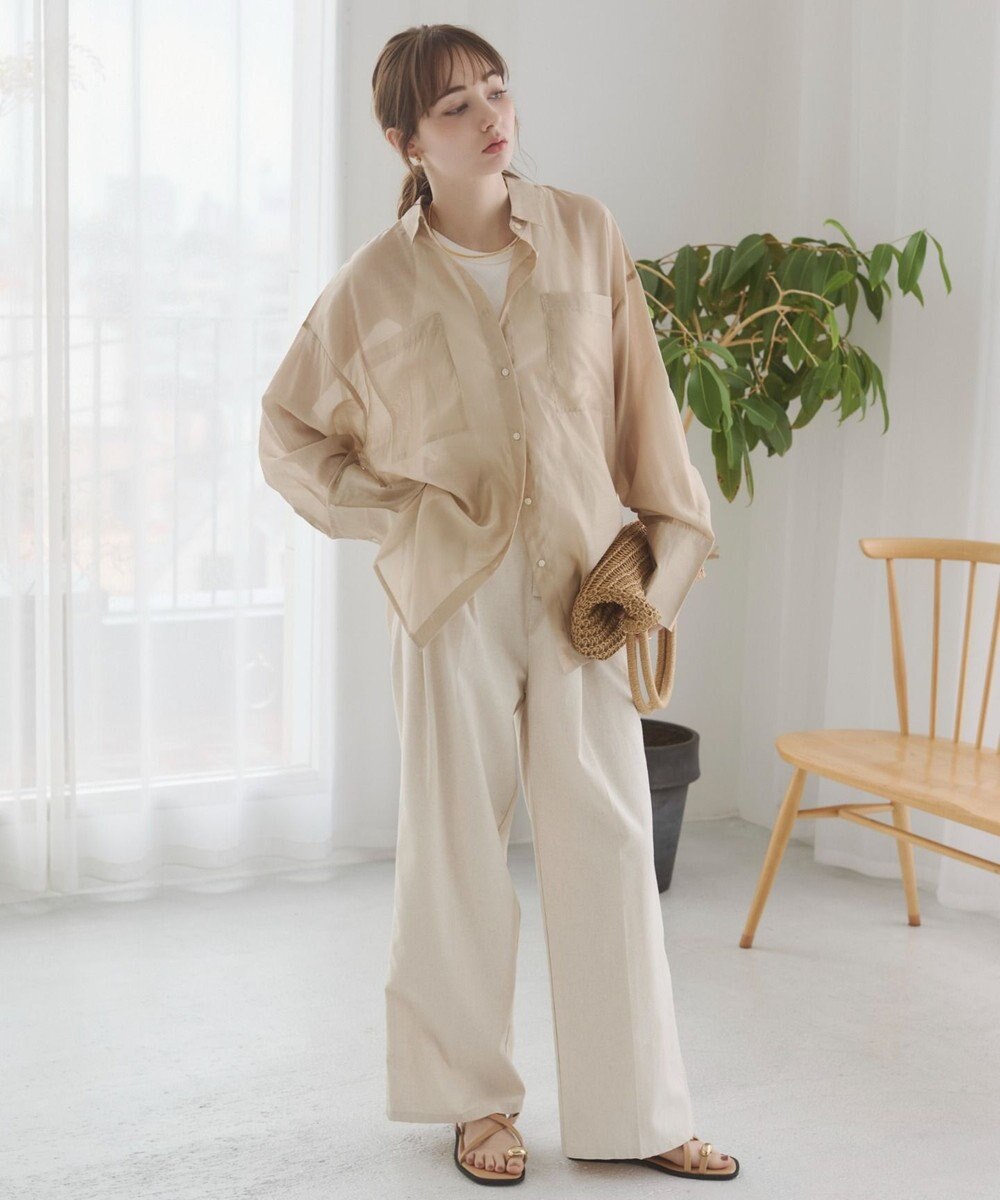 WEGO 【ANGIE VINTAGE】シアーシャツ 