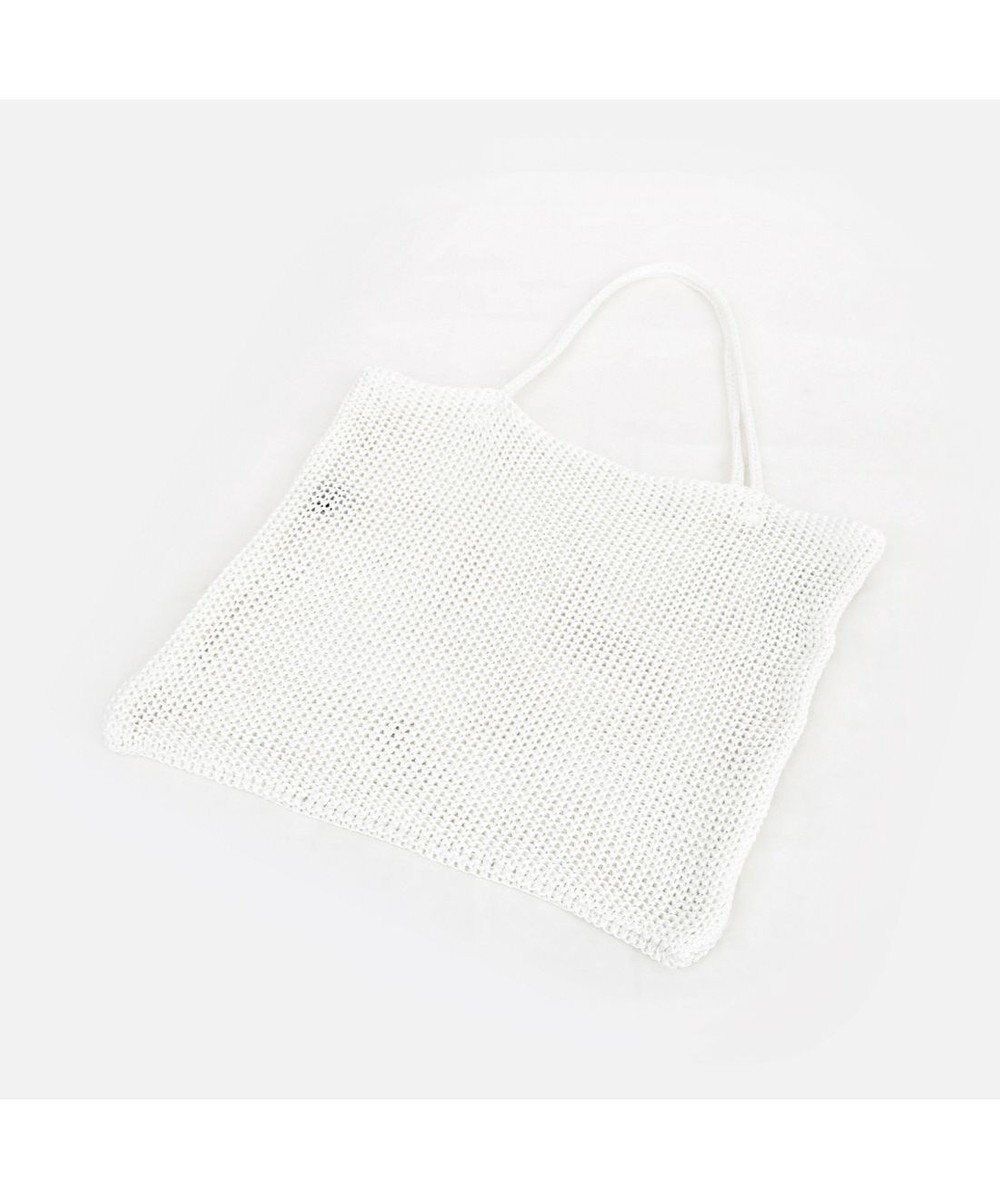 UNBILLION カシュカシュ cachecache / ラメ糸編みトートバッグ 