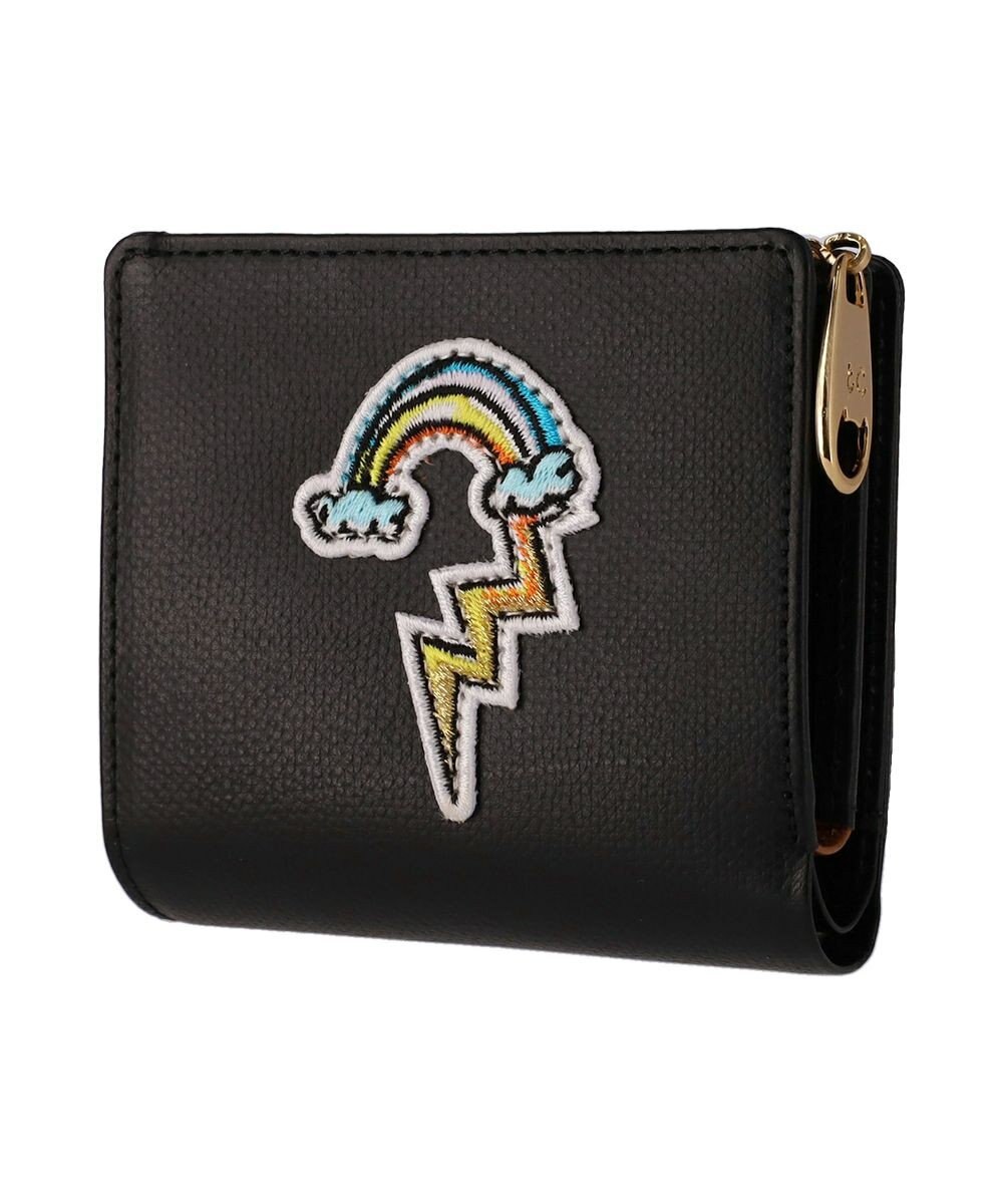 tsumori chisato CARRY ラブワッペン 2つ折り財布 ミニ財布 