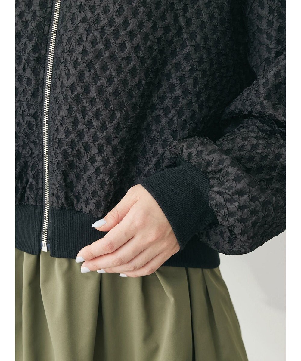 Green Parks ・ＳＵＧＡＲ　ＳＰＯＯＮ　エンボスチェックブルゾン 