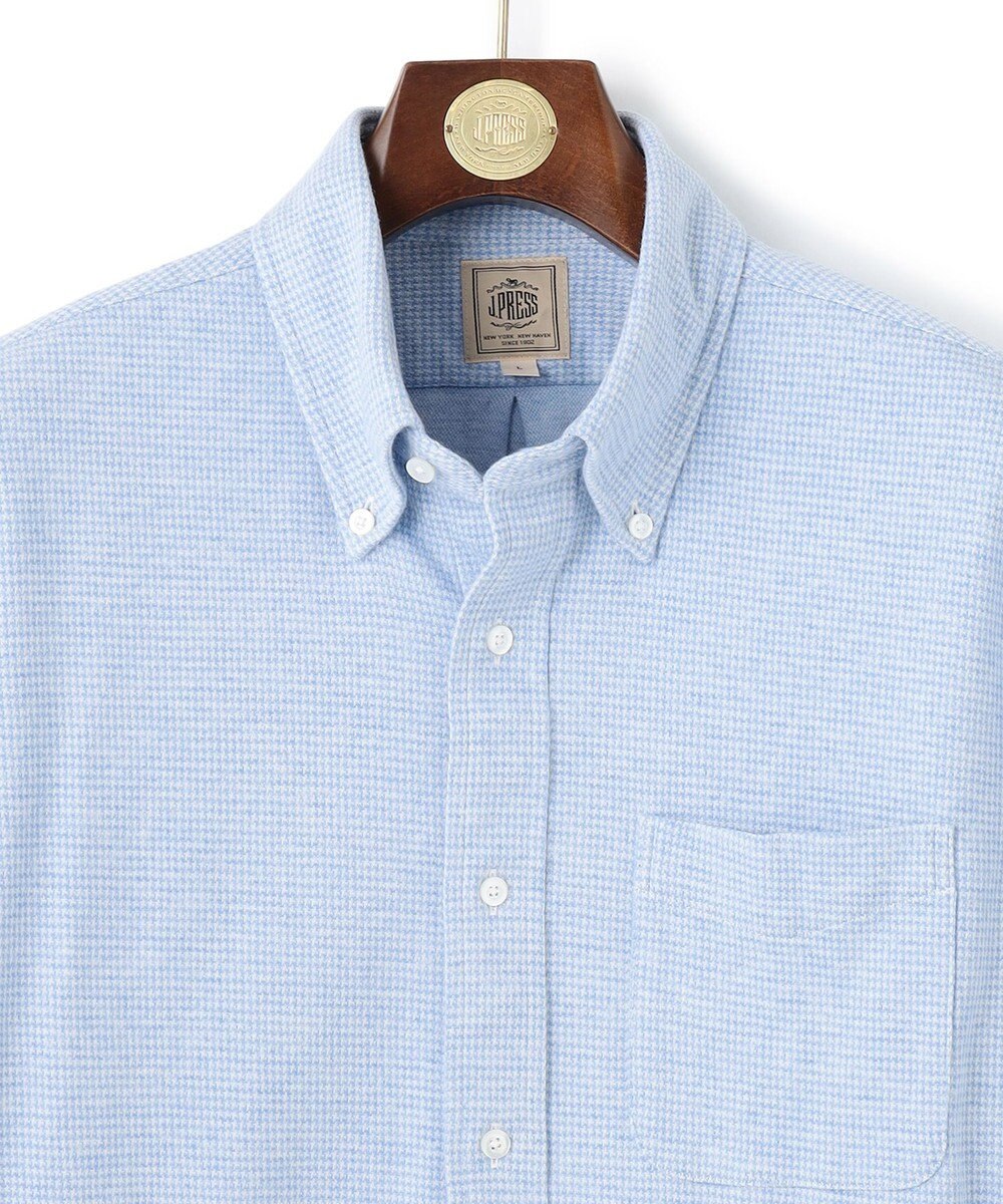 J.PRESS MEN リッチジャージー コットンネルシャツ 