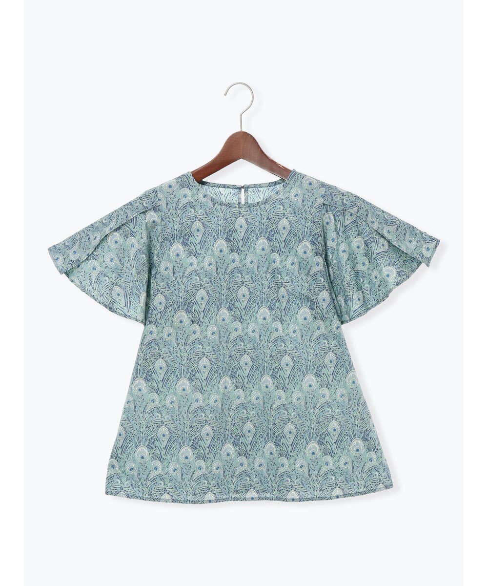 Te chichi 【LIBERTY FABRICS】フレアスリーブブラウス 