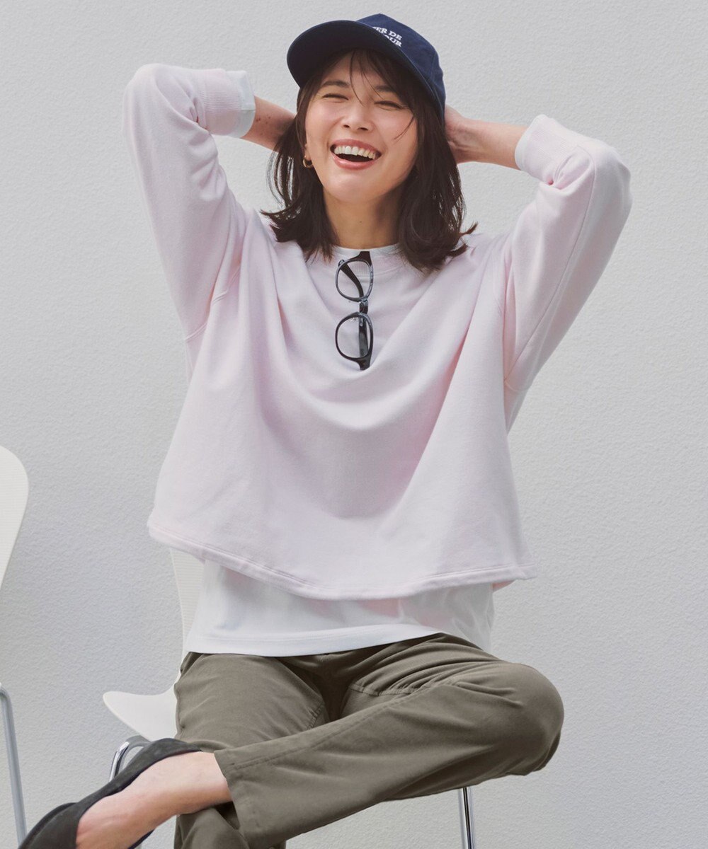 UNFILO ハイストレッチ ドロストスウェット 