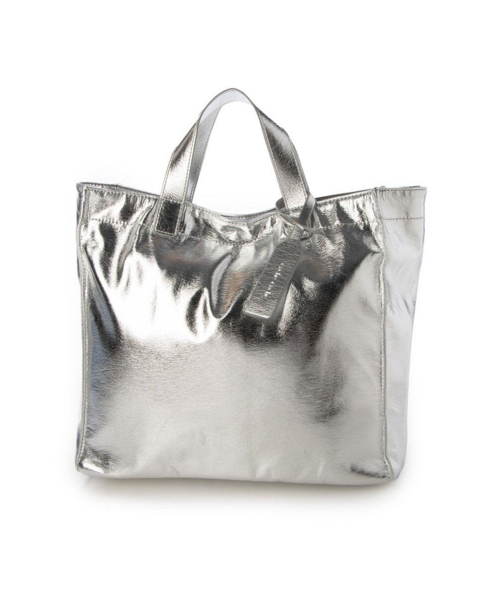 UNBILLION cachecache ソフトメタリックショッパートート 