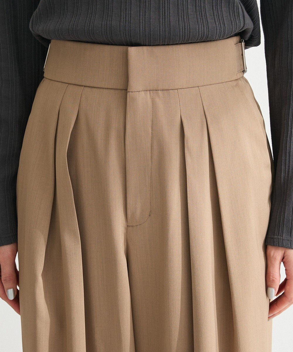 Green Parks タックワイドパンツ 