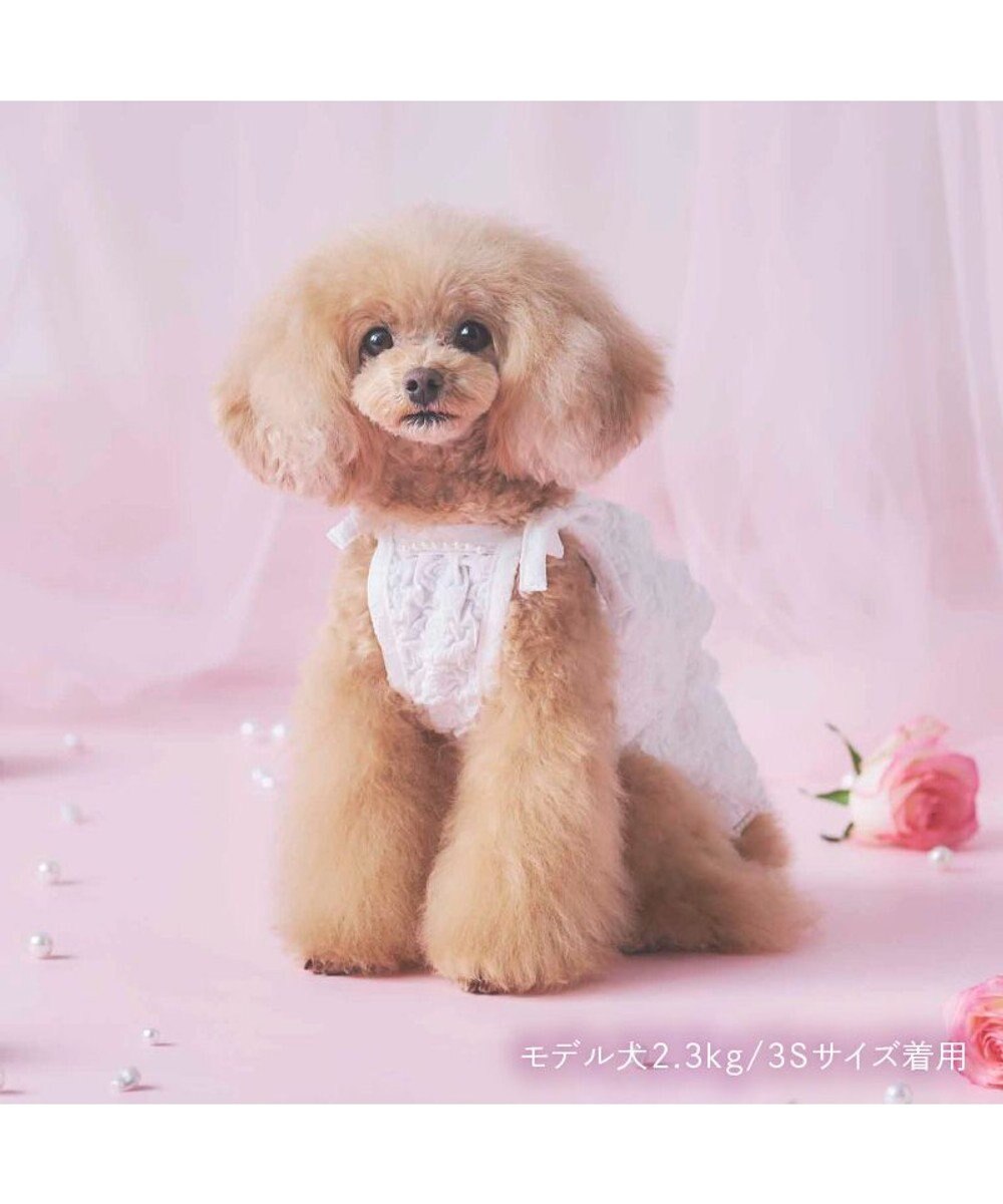PET PARADISE cherircouture ホワイトローズ キャミソール 小型犬 